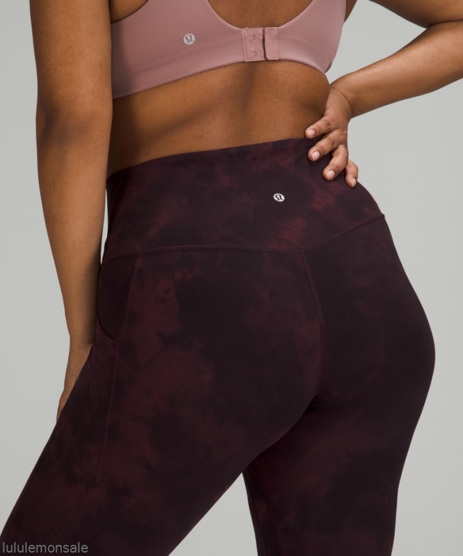 Lululemon Damen DELULU050 | Cassis Black Align High Rise Hose Mit Taschen 25